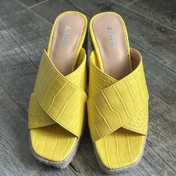 SOLDOUT SPRING PLATFORM HEEL MULE - Picture 2 of 7